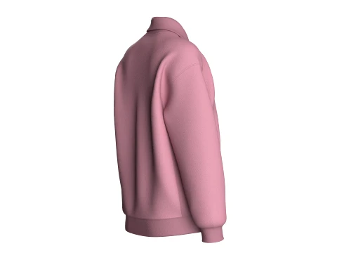 Girls Blush Element Zip-Up Jacket 3D Model