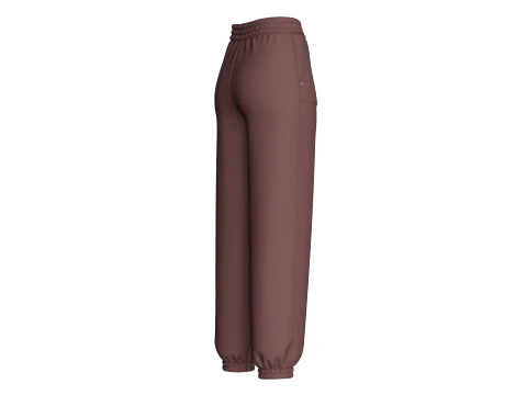Girls Double Striped Joggers 3D Model