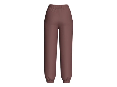Girls Double Striped Joggers 3D Model
