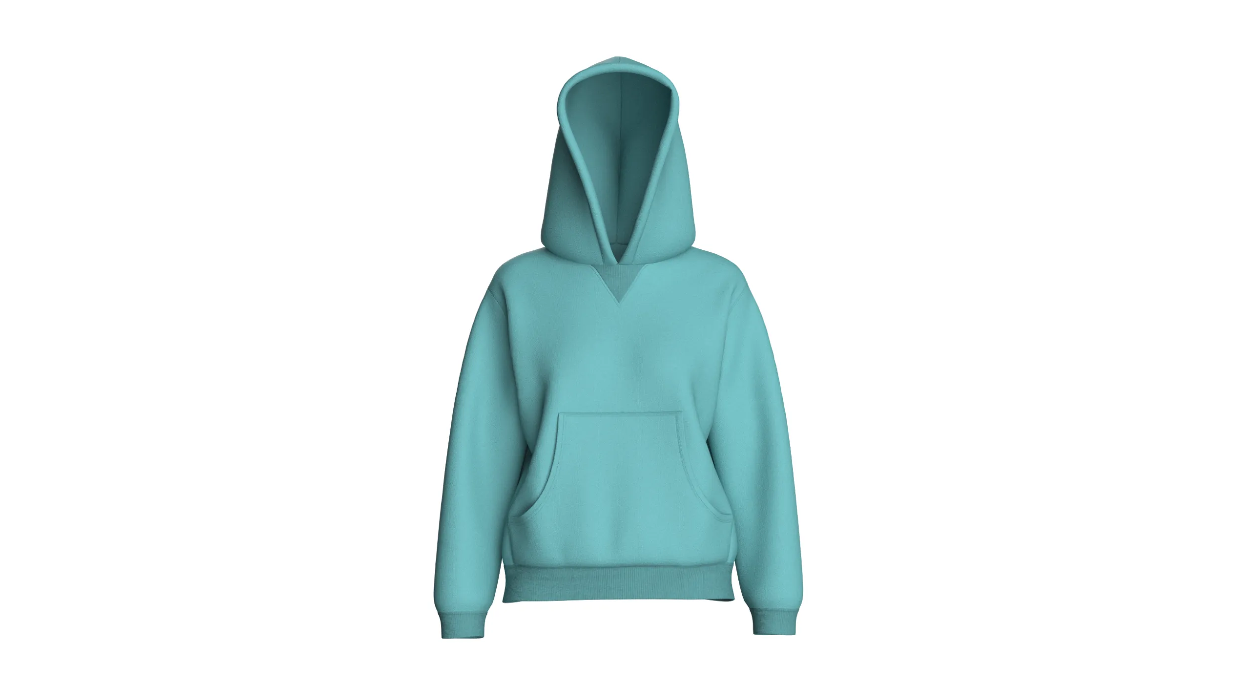 Girls Oversized Minimalist Pullover Hoodie 3D Model .c4d .max .obj .3ds .fbx .stl .blend 