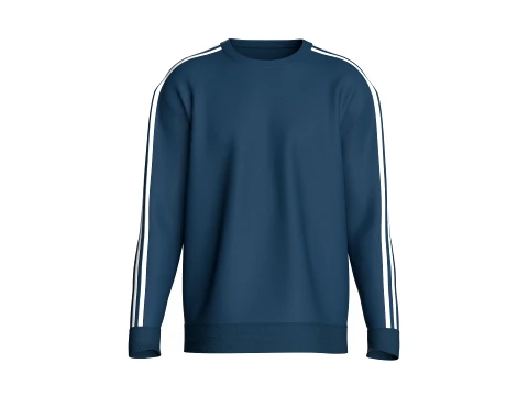 Sweat-shirt &agrave; &eacute;paules tombantes pour hommes Modèle 3D