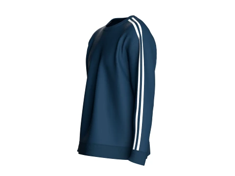 Men Drop-Shoulder Sweatshirt 3D Model