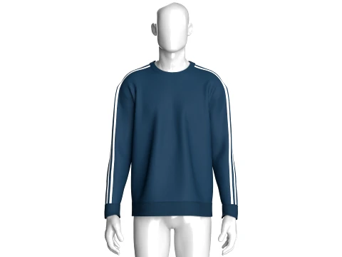 Men Drop-Shoulder Sweatshirt 3D Model