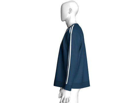 Men Drop-Shoulder Sweatshirt 3D Model