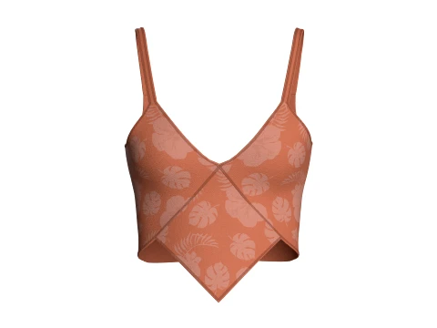 Girls Summer Crop Bralette 3D Model