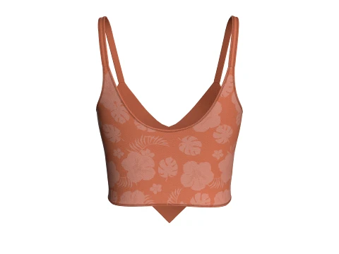 Girls Summer Crop Bralette 3D Model