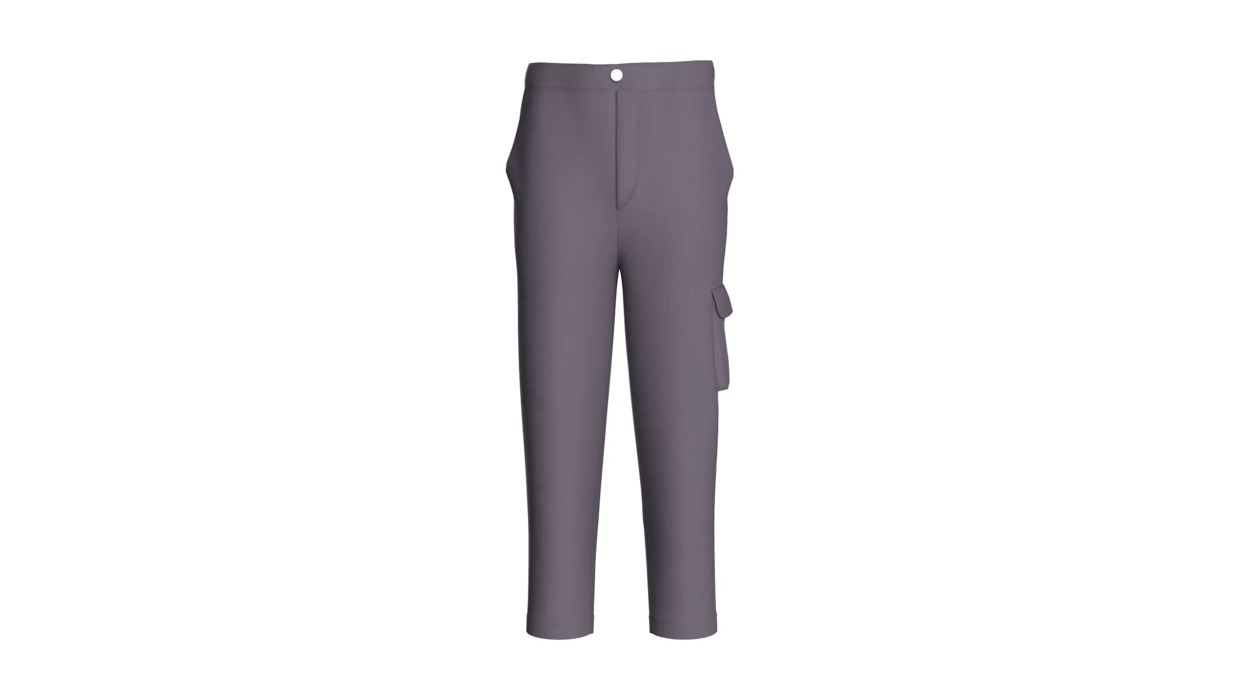 Men Slim-Fit Cargo Pant With Pocket 3D Model .c4d .max .obj .3ds .fbx .stl .blend
