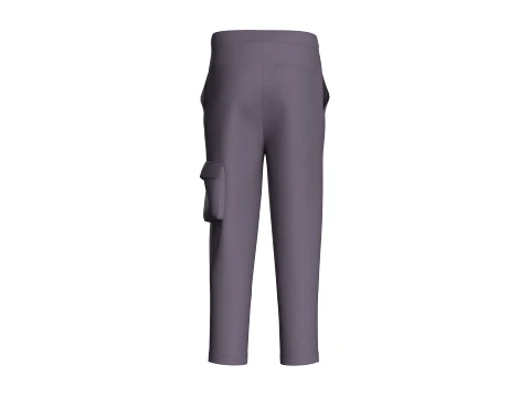 Men Slim-Fit Cargo Pant With Pocket 3D Model