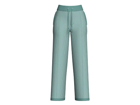 Pantal&oacute;n Ni&ntilde;a Rayas Verticales Estampado Modelo 3D