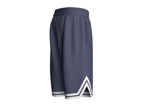 Men Striped Basketball Shorts 3D Model