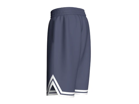 Men Striped Basketball Shorts 3D Model