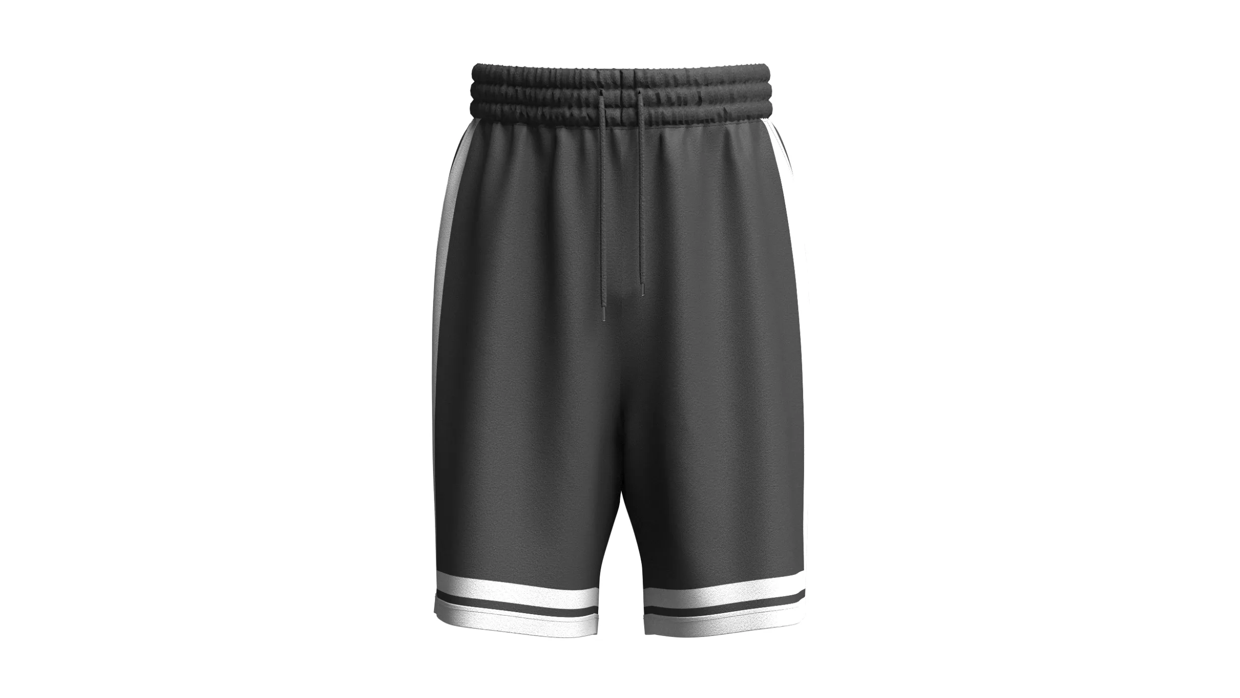 Men Striped Shorts 3D Model .c4d .max .obj .3ds .fbx .stl .blend