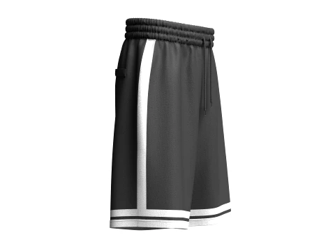 Men Striped Shorts 3D Model