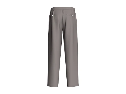 Men Slim Fit Formal Pant 3D Model
