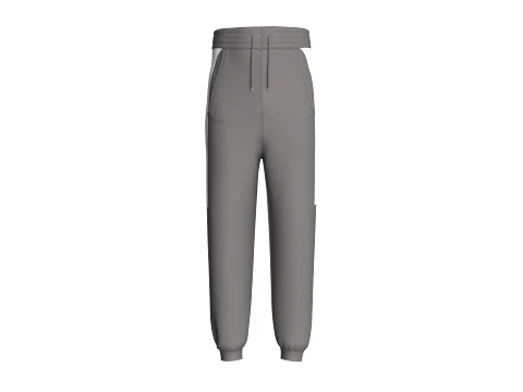 Men Sporty Track Pant 3D Model