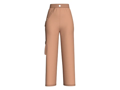 Girls 8 Styles Pant - Bundle Pack 3D Model