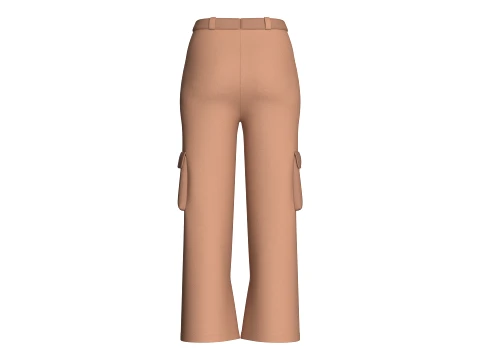 Girls 8 Styles Pant - Bundle Pack 3D Model