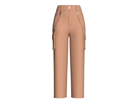 Girls 8 Styles Pant - Bundle Pack 3D Model
