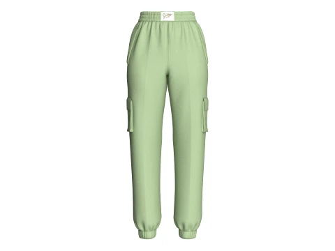 Girls 10 Styles Jogger Pant - Bundle Pack 3D Model