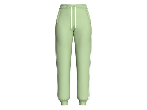 Girls 10 Styles Jogger Pant - Bundle Pack 3D Model