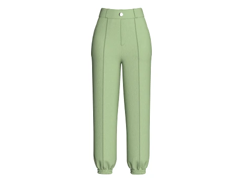 Girls 10 Styles Jogger Pant - Bundle Pack 3D Model