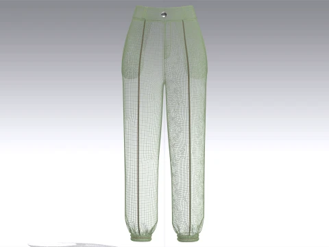 Girls 10 Styles Jogger Pant - Bundle Pack 3D Model
