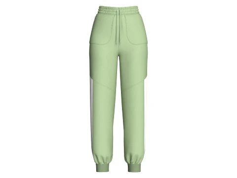 Girls 10 Styles Jogger Pant - Bundle Pack 3D Model