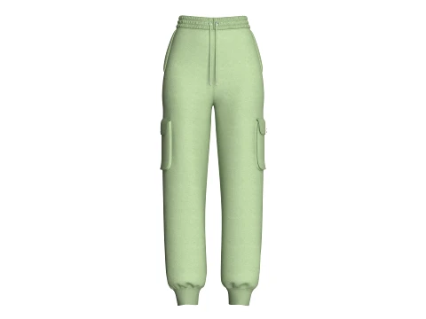 Girls 10 Styles Jogger Pant - Bundle Pack 3D Model