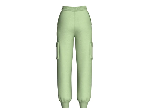 Girls 10 Styles Jogger Pant - Bundle Pack 3D Model