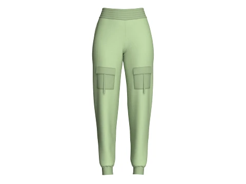 Girls 10 Styles Jogger Pant - Bundle Pack 3D Model