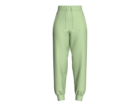 Girls 10 Styles Jogger Pant - Bundle Pack 3D Model