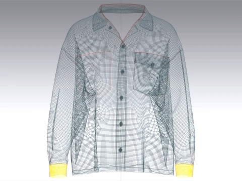 Men 6 Styles Shirt - Bundle Pack 3D Model