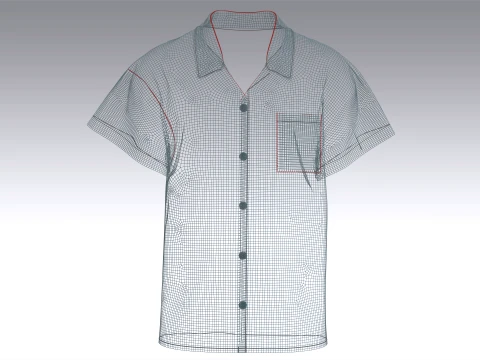 Men 6 Styles Shirt - Bundle Pack 3D Model