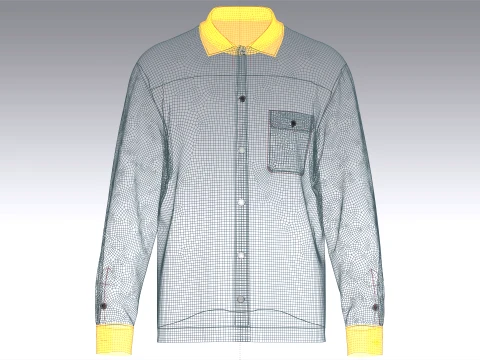 Men 6 Styles Shirt - Bundle Pack 3D Model