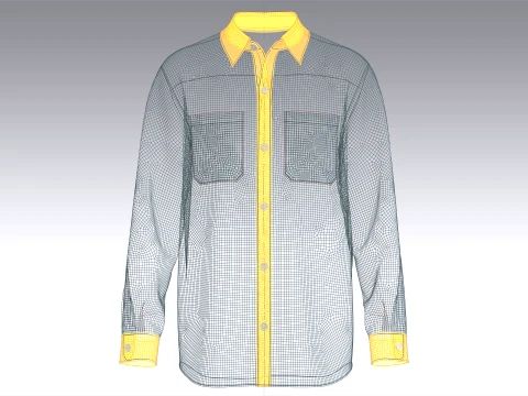 Men 6 Styles Shirt - Bundle Pack 3D Model