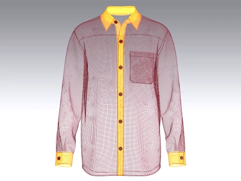 Men 8 Styles Shirt - Bundle Pack 3D Model