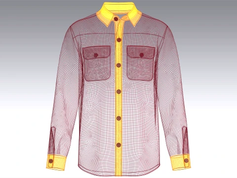 Men 8 Styles Shirt - Bundle Pack 3D Model