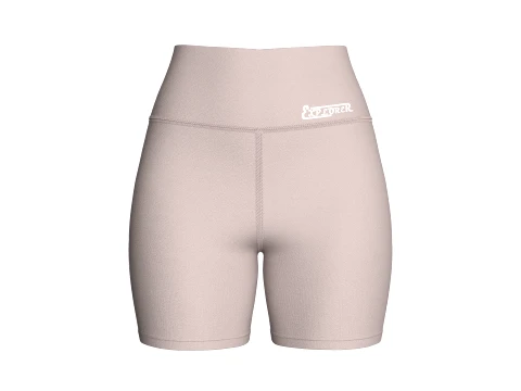 Pantaloncini da yoga a vita alta per ragazze Modello 3D