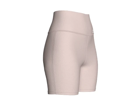 Shorts de ioga de cintura alta para meninas Modelo 3D