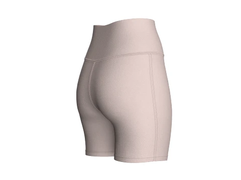 Shorts de ioga de cintura alta para meninas Modelo 3D