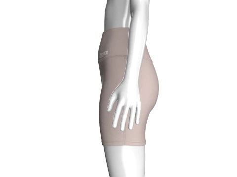 Shorts de ioga de cintura alta para meninas Modelo 3D