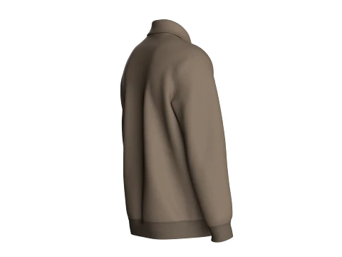 Men Collared Multi-Zip Jacket 3D Model