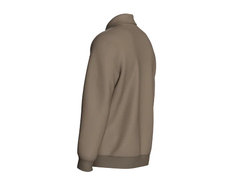 Men Collared Multi-Zip Jacket 3D Model