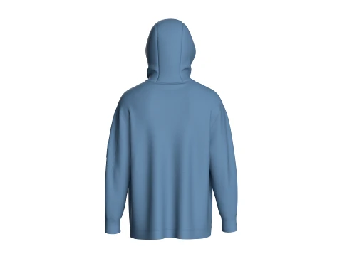 Men Multi-Pocket Hooded Jacket 3D Model