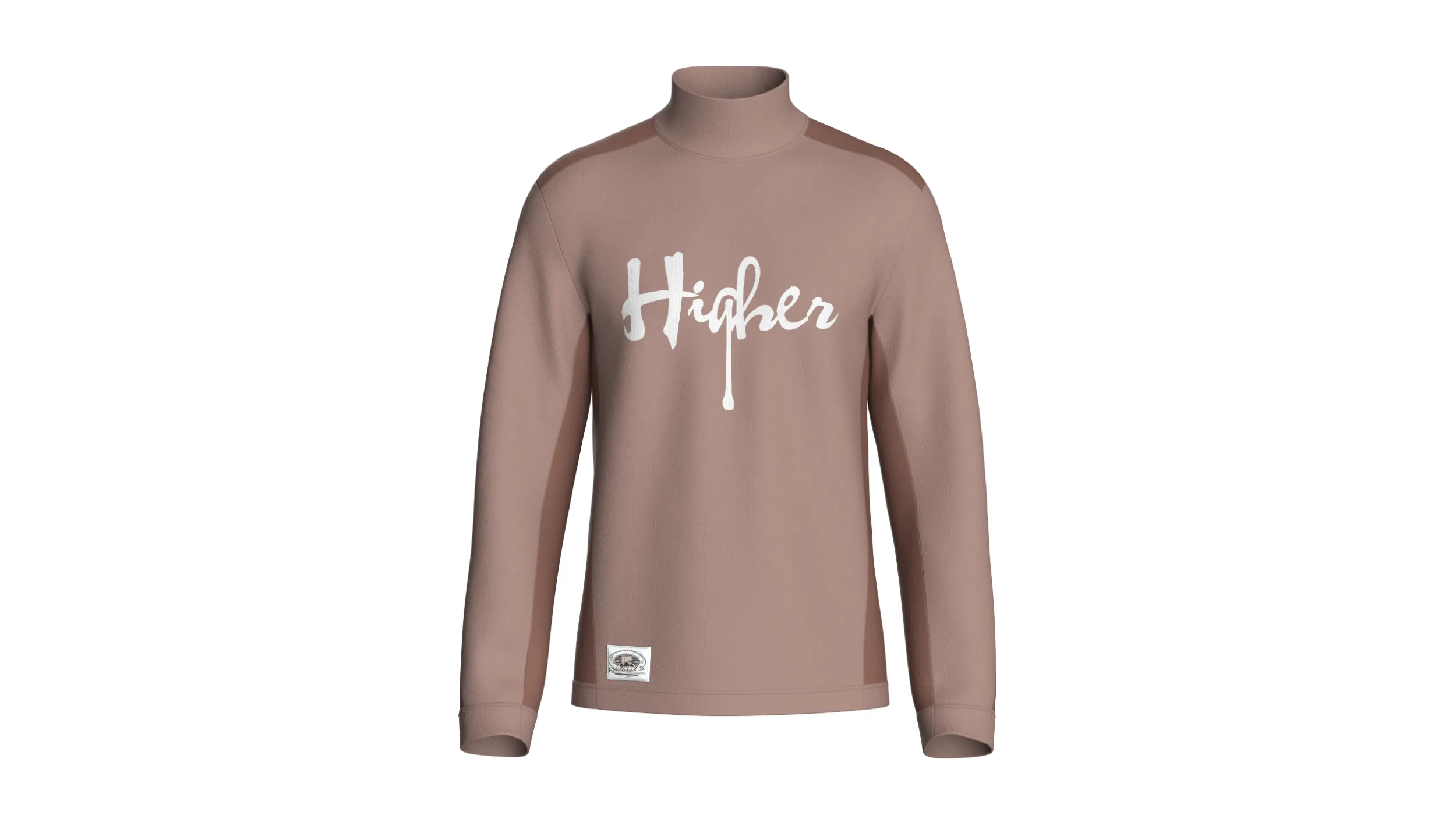Men High Neck Printed Sweatshirt 3D Model .c4d .max .obj .3ds .fbx .stl .blend 