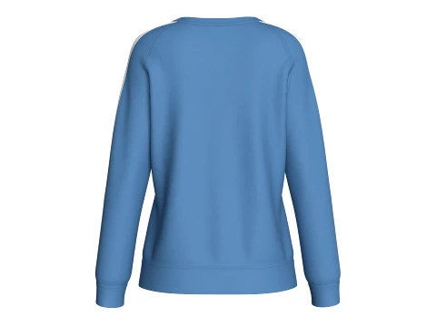 Girls Letter Printed Sweatshirt With Pocket 3D Model