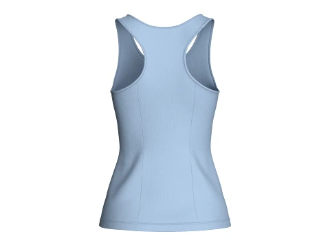 Girls Slim-Fit Racerback Tank Top 3D Model