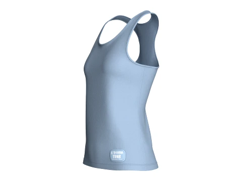 Girls Slim-Fit Racerback Tank Top 3D Model