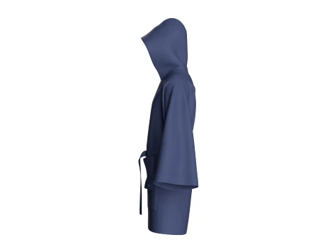 Men Hooded Bathrobe 3D Model