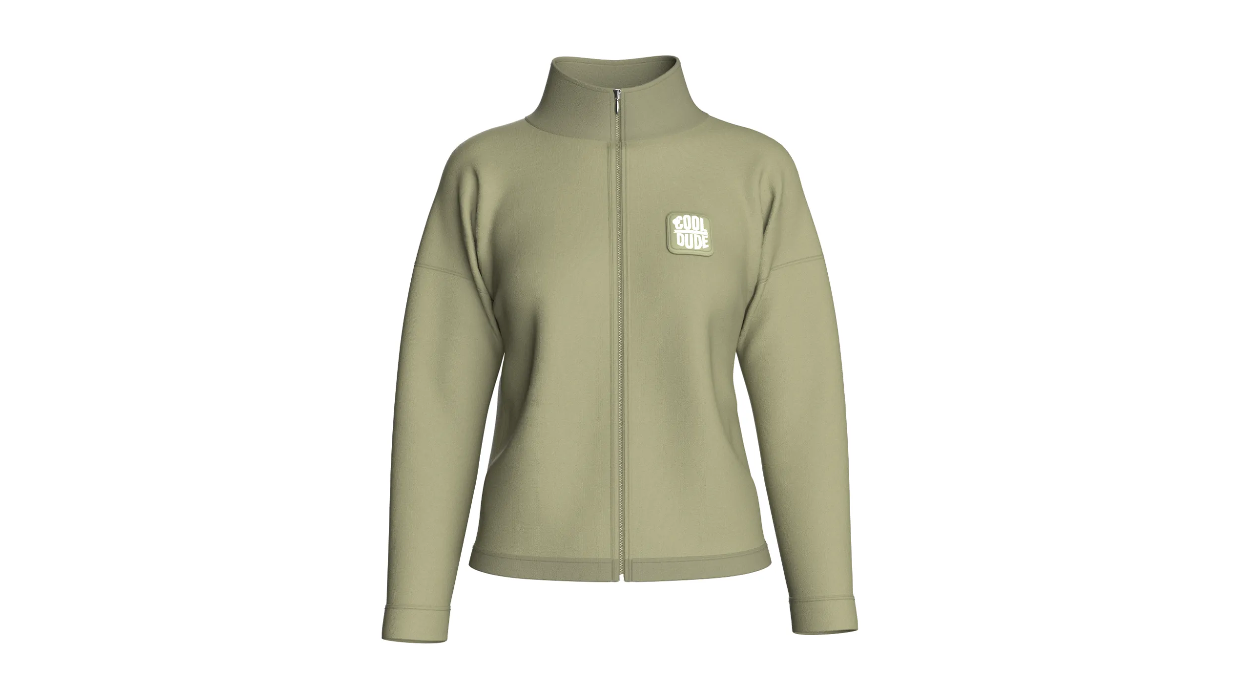 Girls Cropped Zip-Up Jacket 3D Model .c4d .max .obj .3ds .fbx .stl .blend 